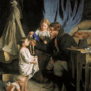 Отец возвращается, 1870 Корзухин